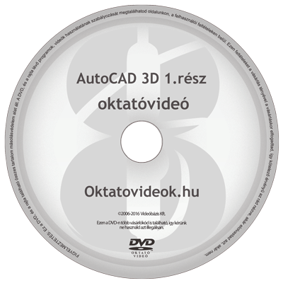 AutoCAD 3D 1.rész oktató videó