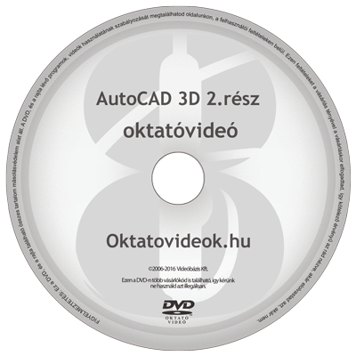 AutoCAD 3D 2.rész oktató videó