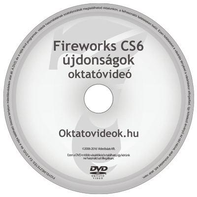 Fireworks CS6 oktató videó újdonságok
