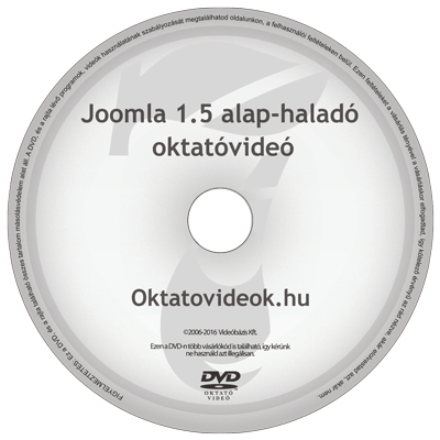 Joomla CMS v1.5 alap - haladó oktató videó