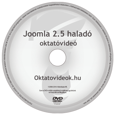 Joomla CMS v2.5 haladó oktató videó