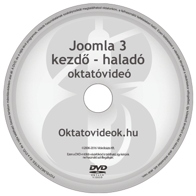 Joomla CMS v3 kezdő - haladó oktató videó
