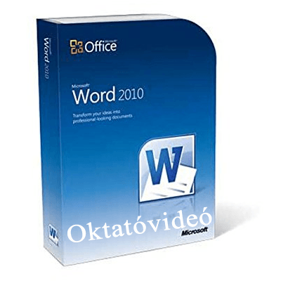 Microsoft Word 2010 oktatóvideó